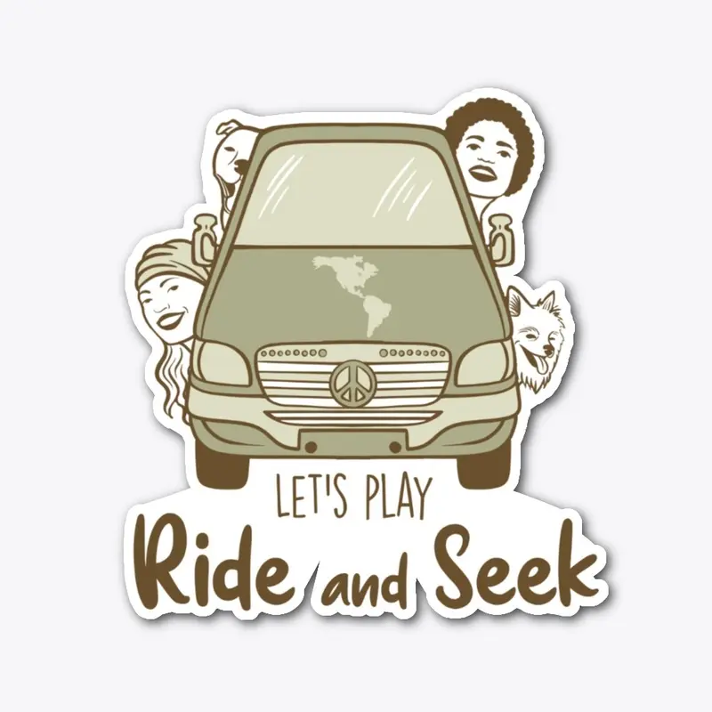 RIDE AND SEEK Sticker